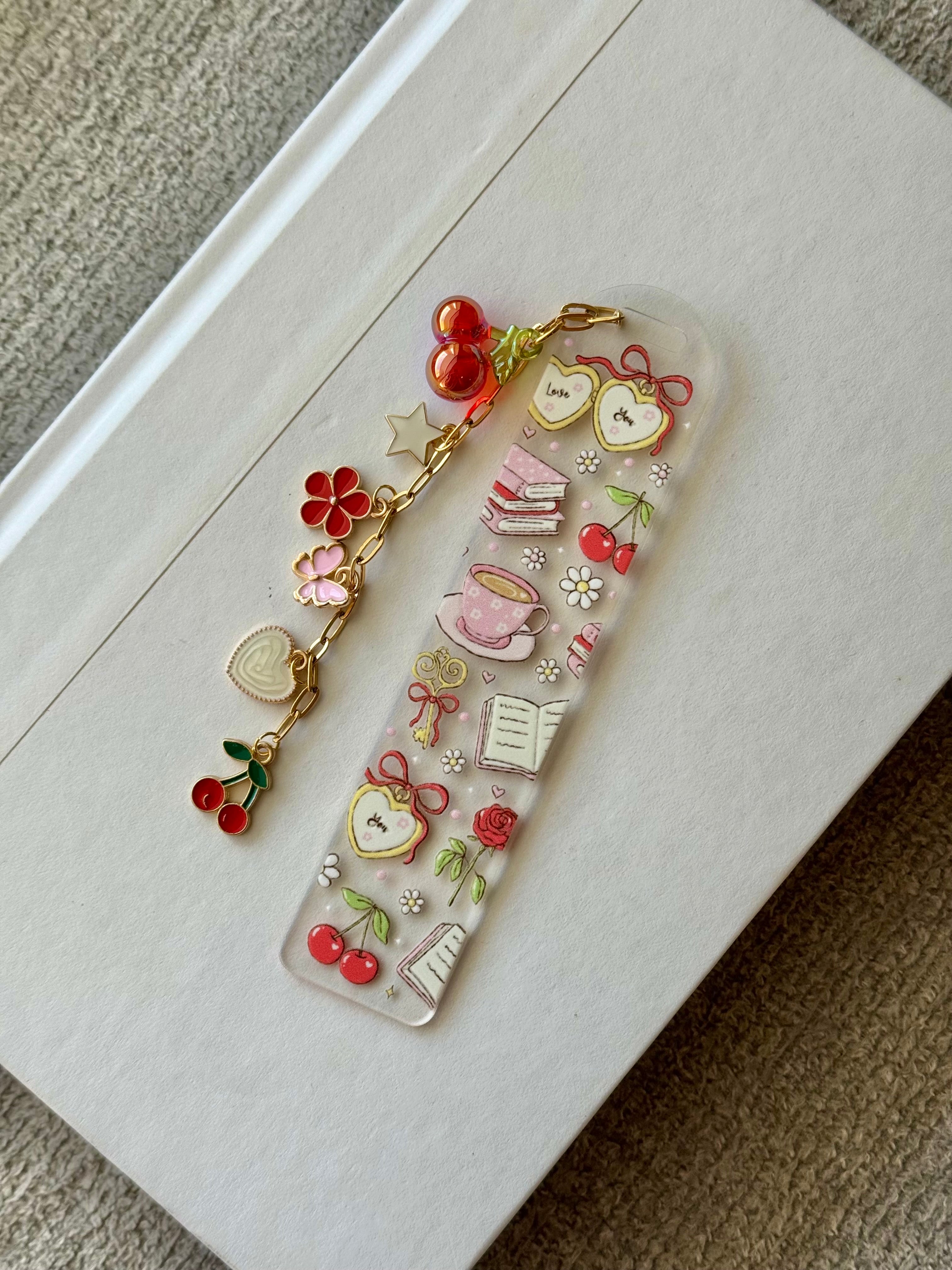 Cherry I Love You Bookmark