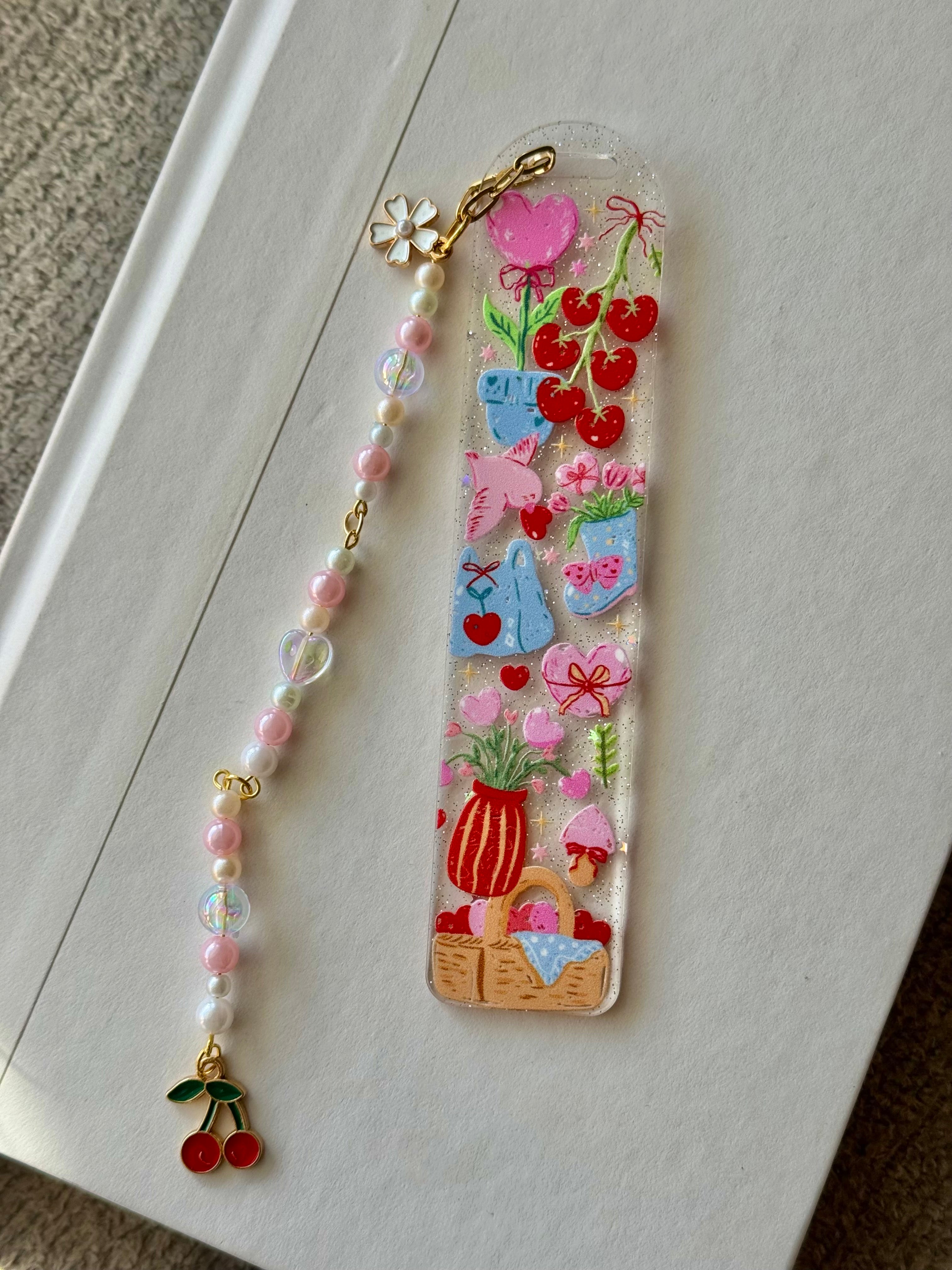 Sparkle Heart Bookmark