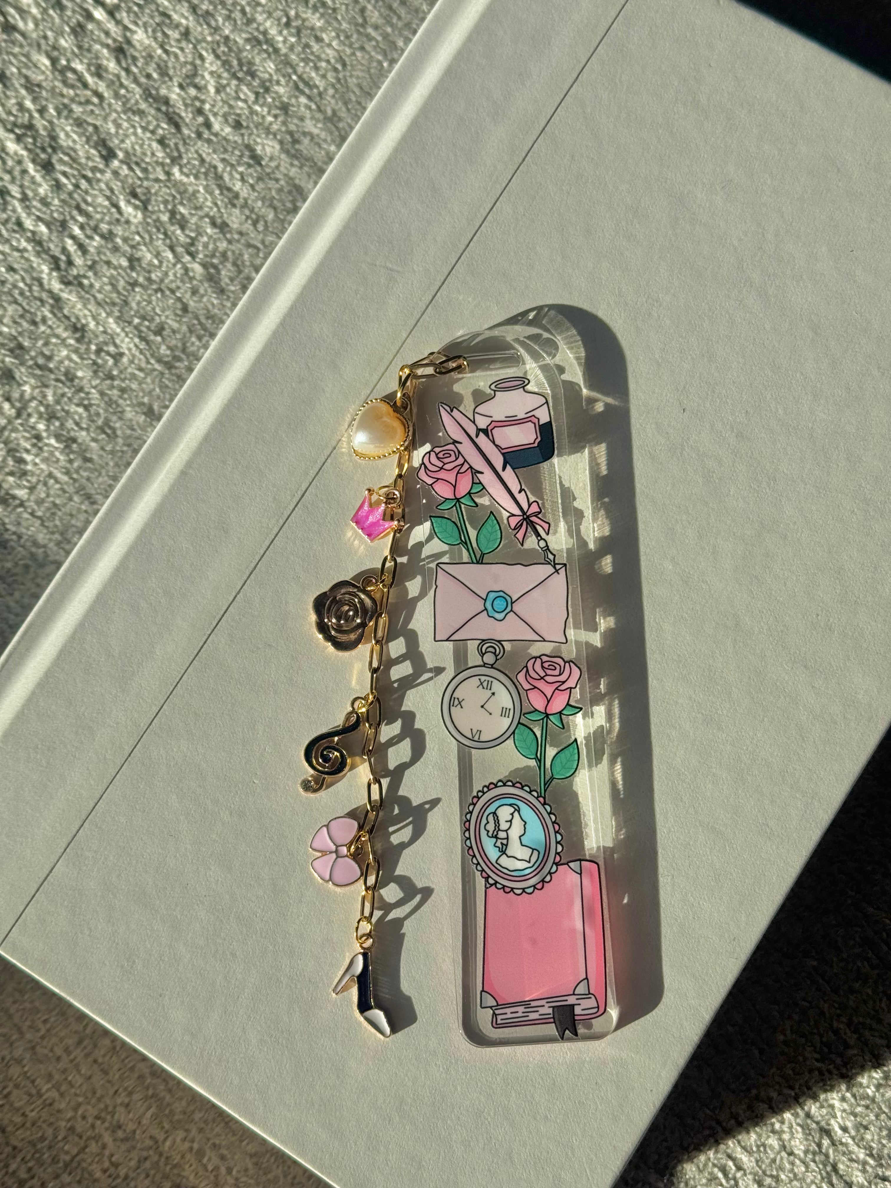 Letter Rose Bookmark