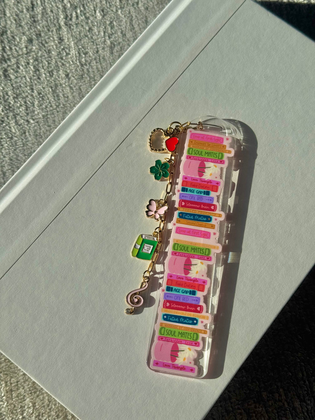 Stacked Books Bookmark