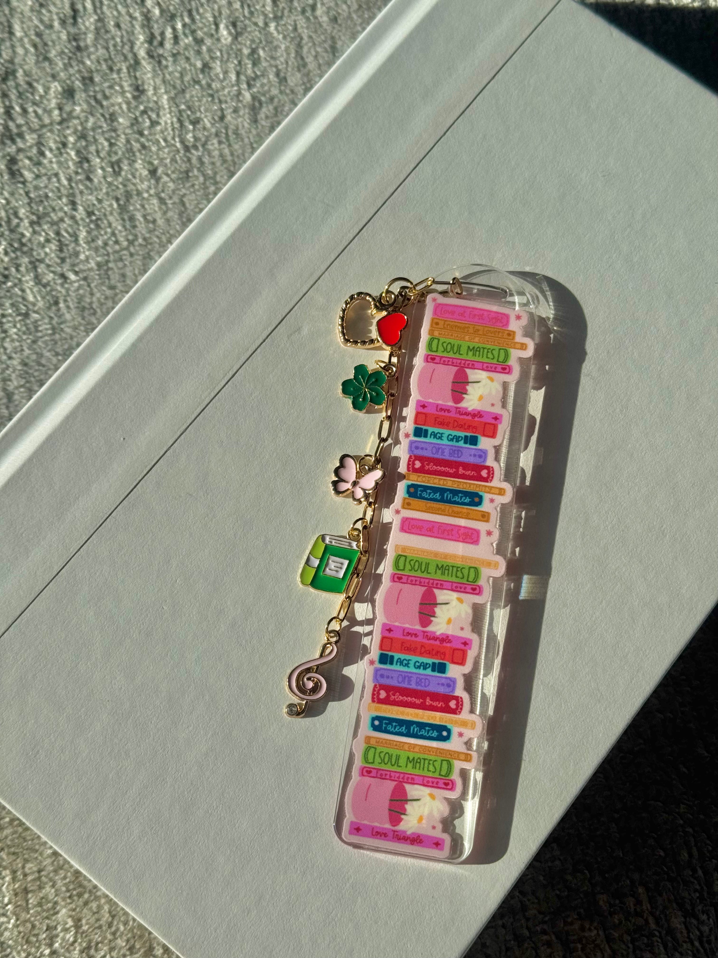 Stacked Books Bookmark