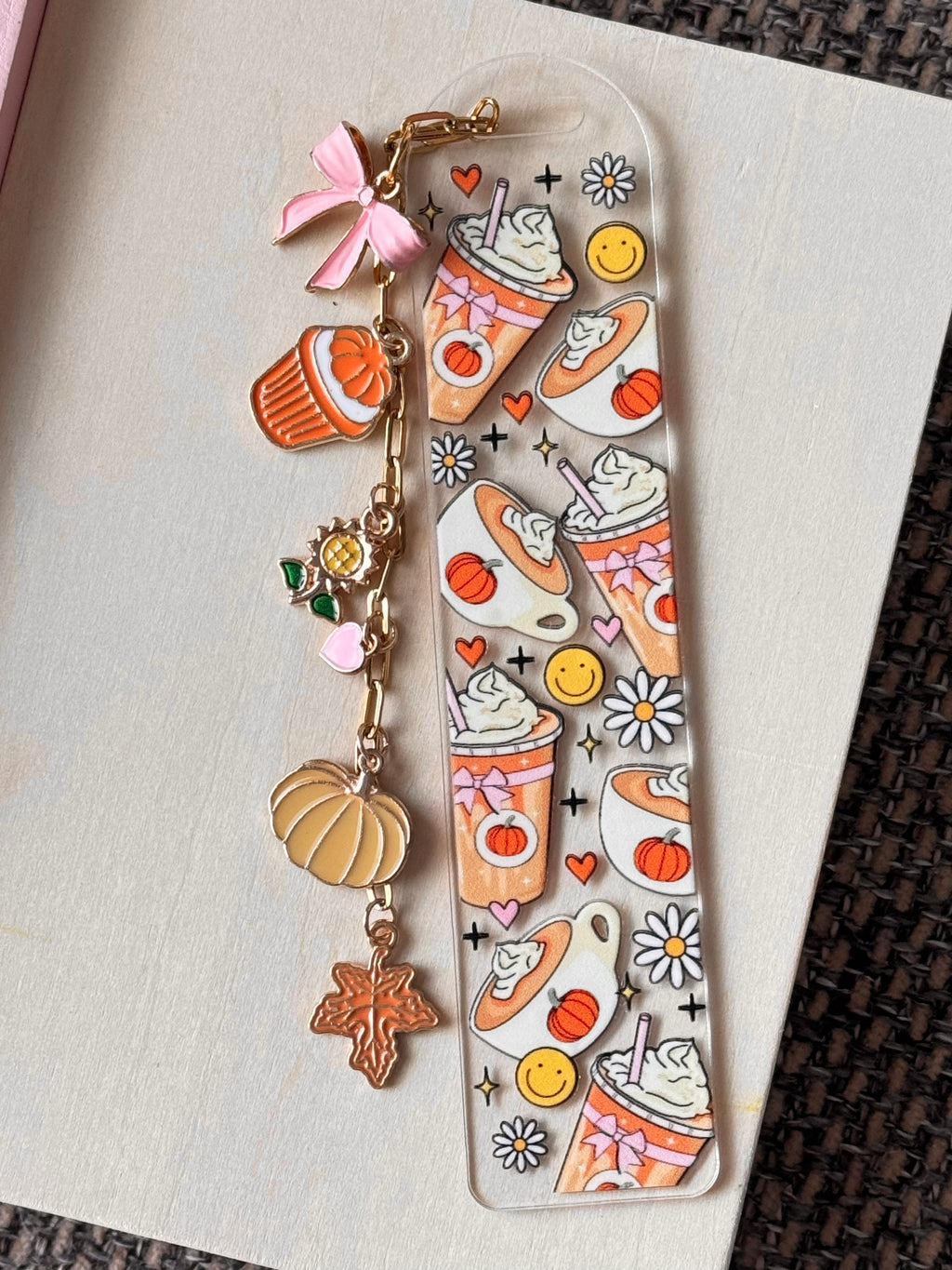 Pumpkin Spice Bookmark