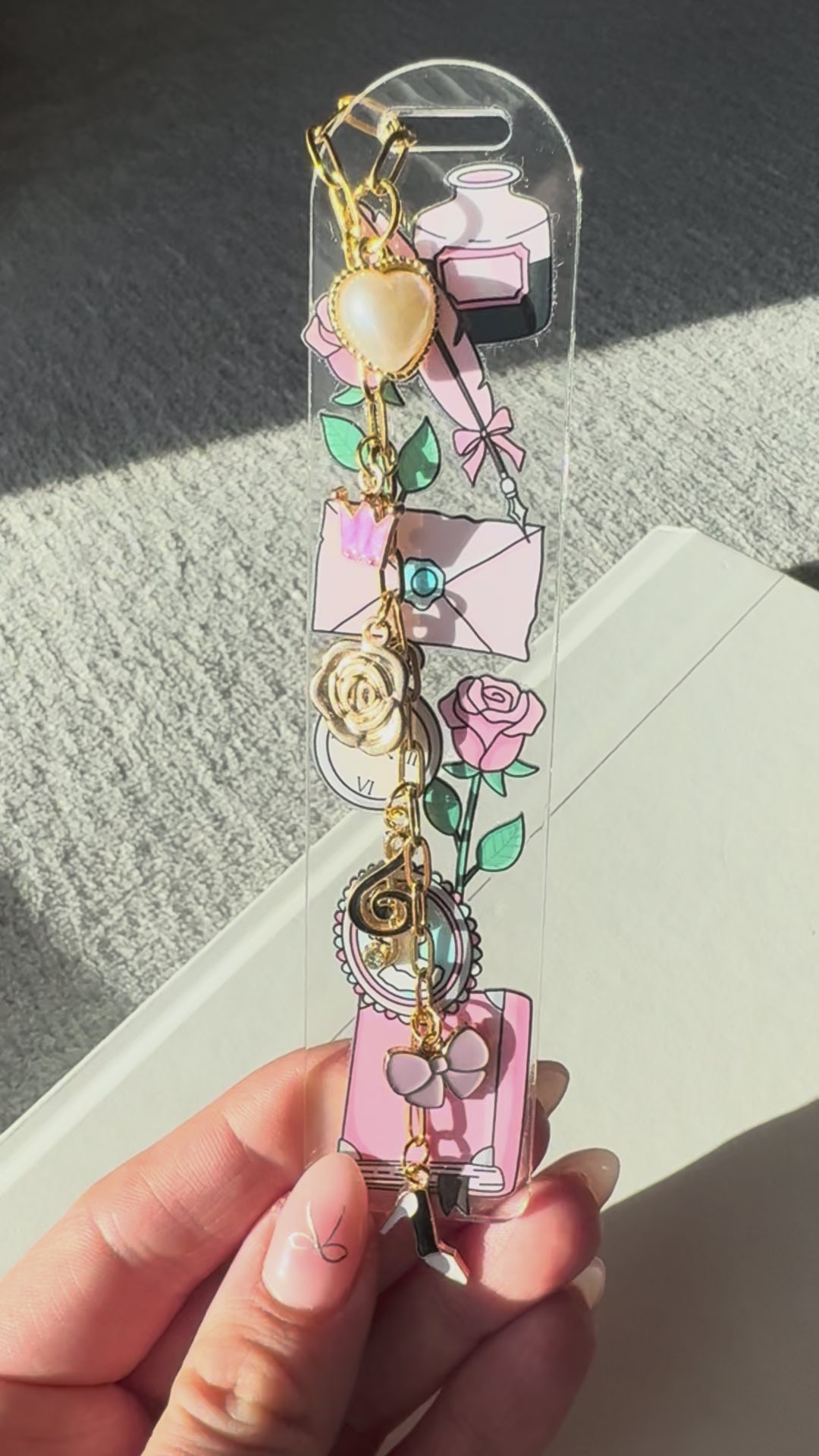 Letter Rose Bookmark