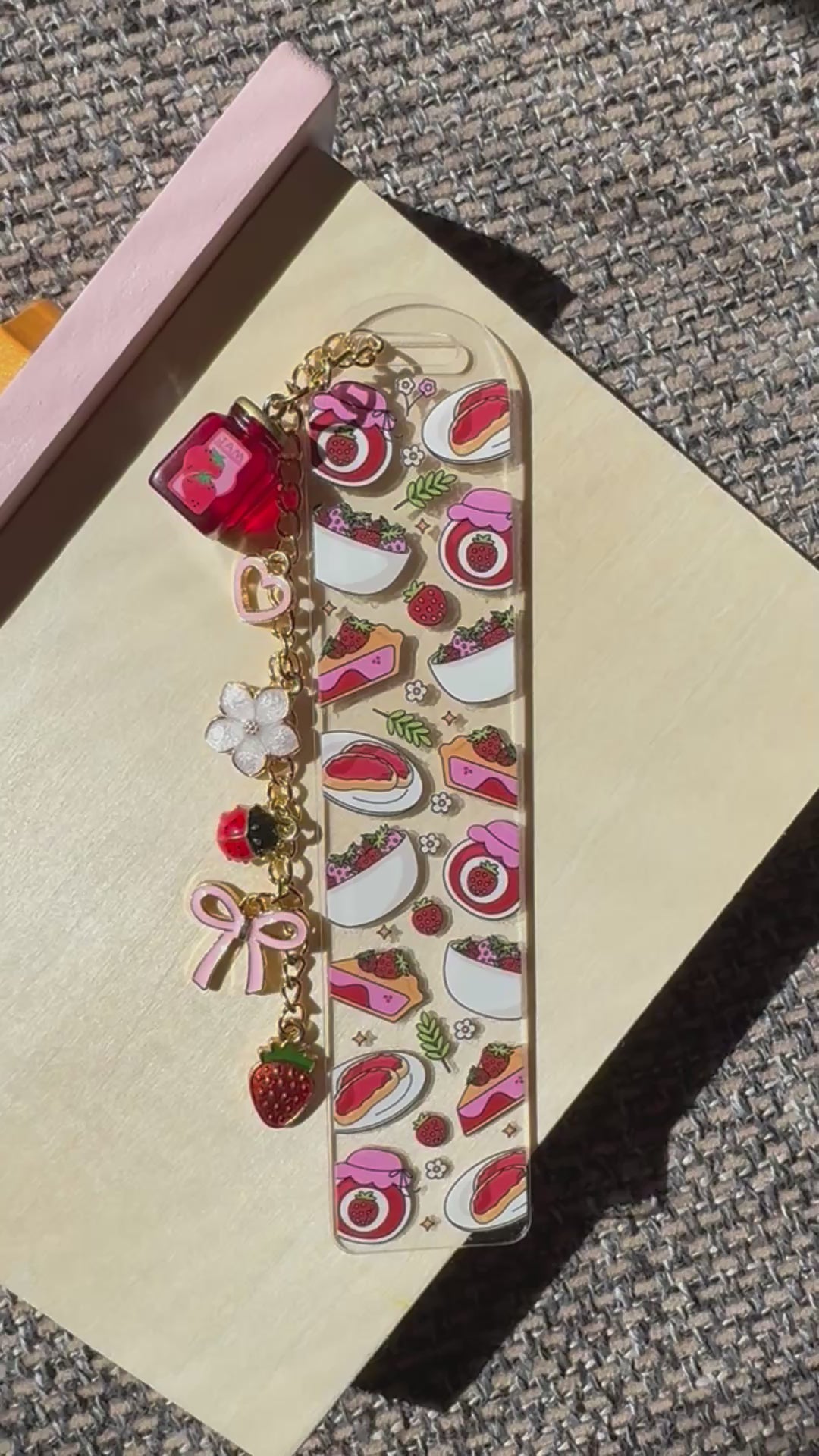 Strawberry Jam Bookmark