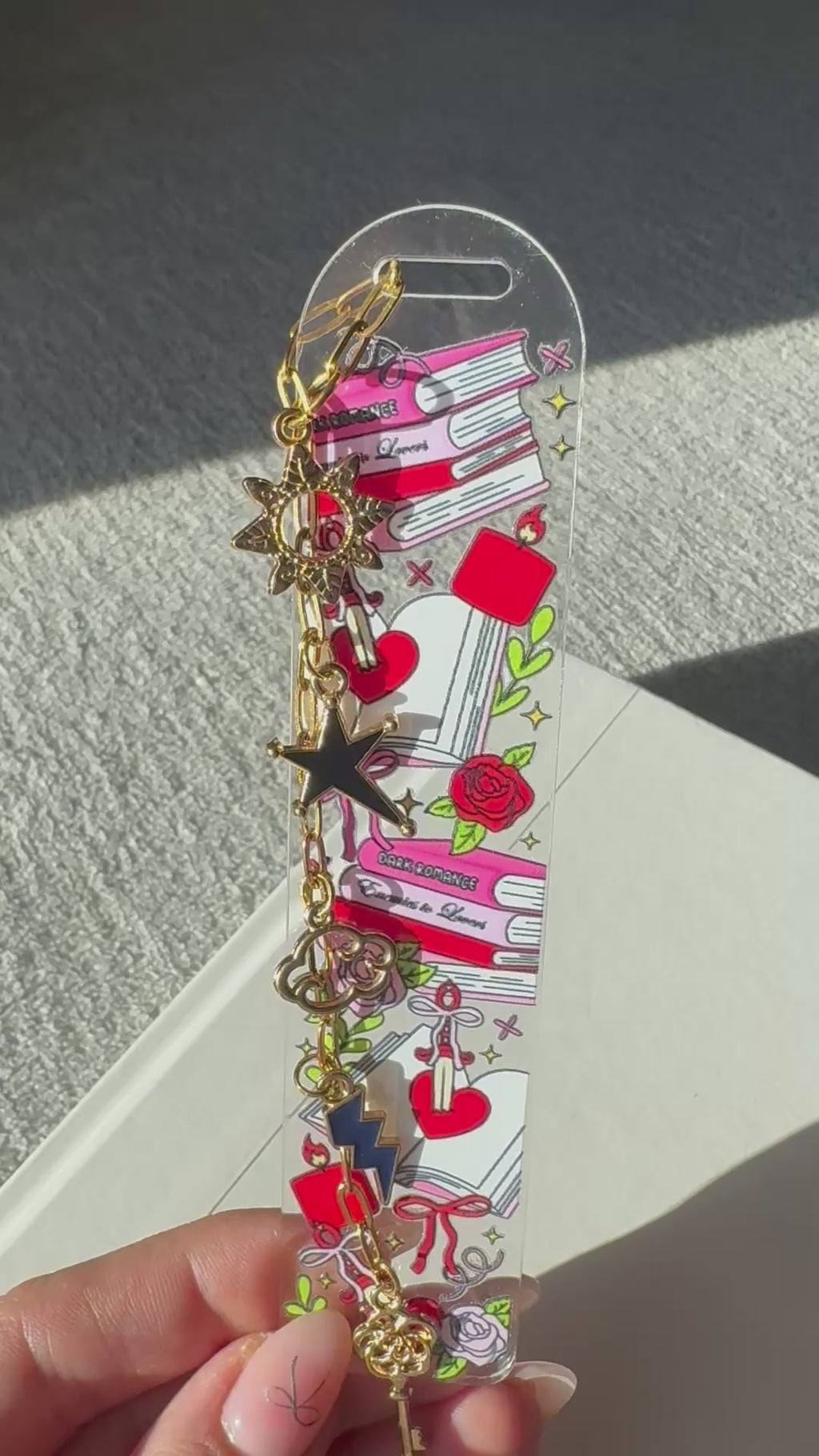 Dark Romance Sun Bookmark