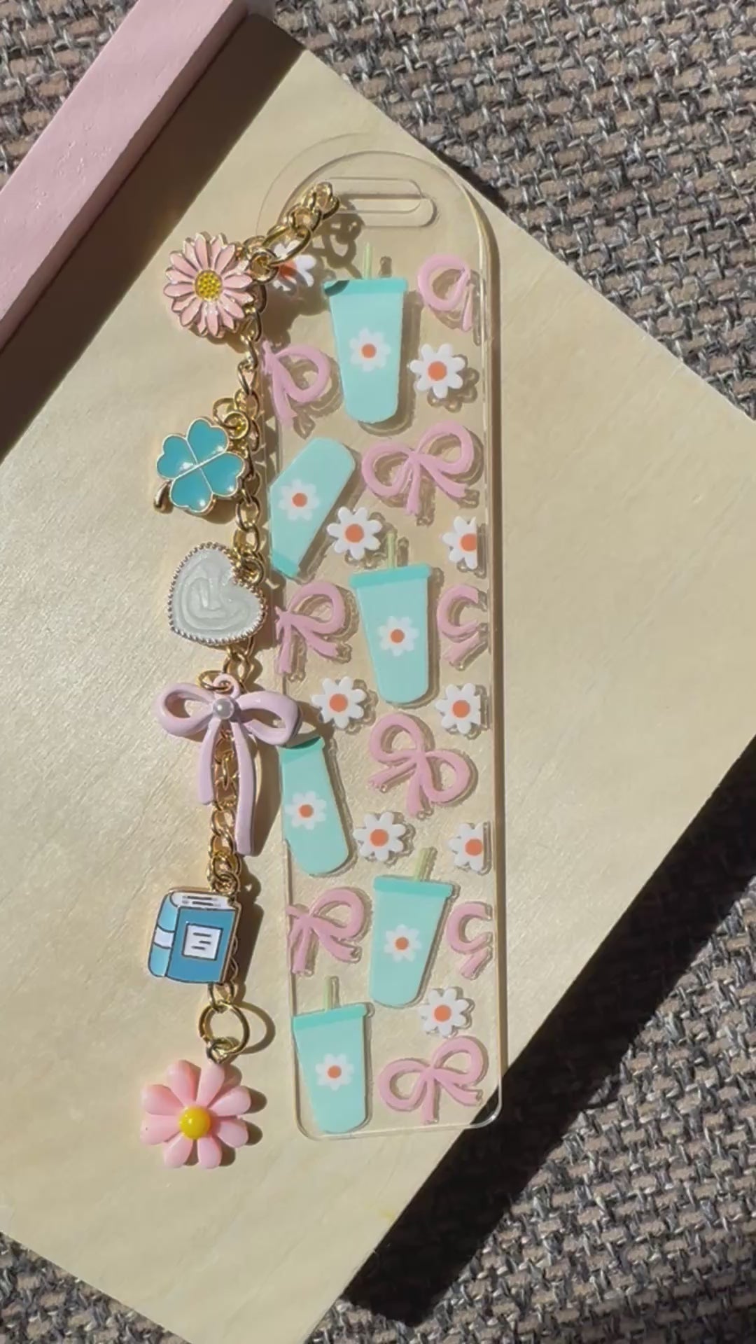 Bows & Drinks Bookmark