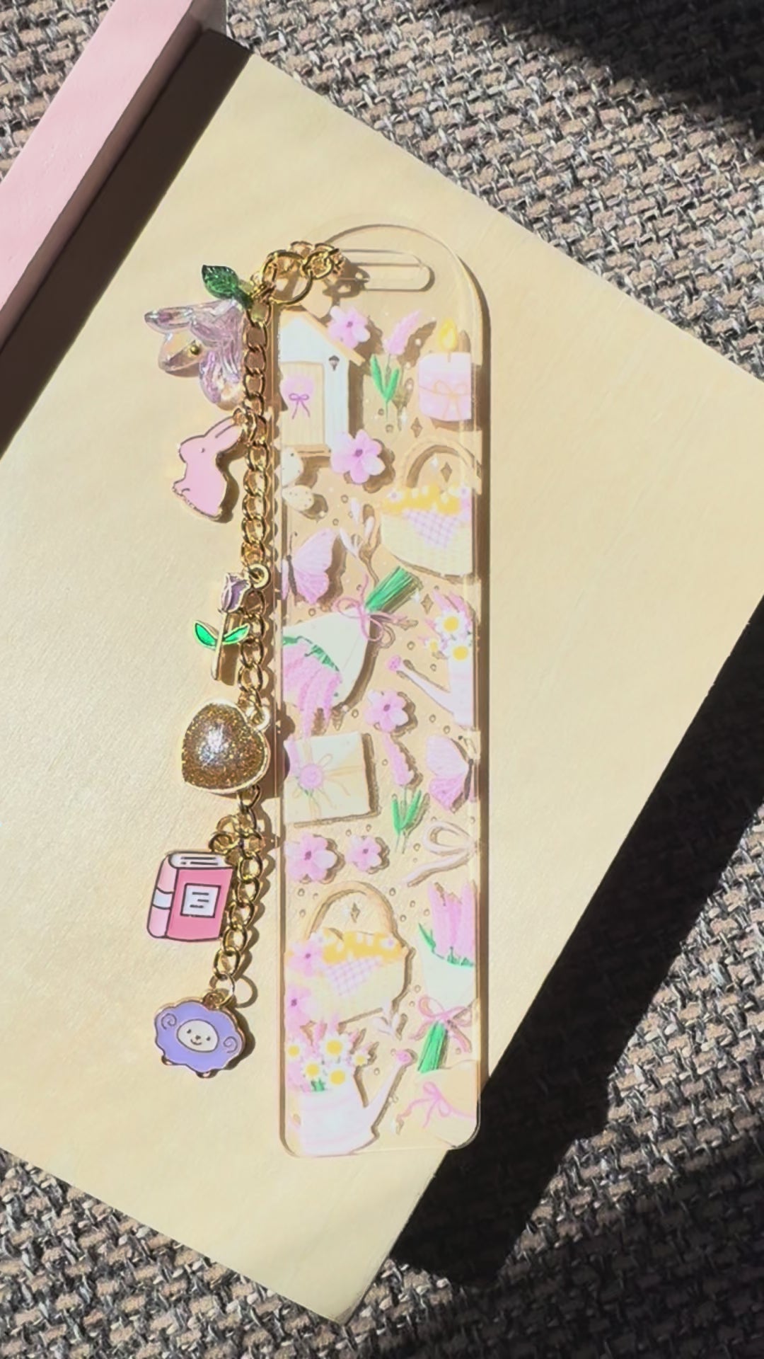 Purple Garden Bookmark