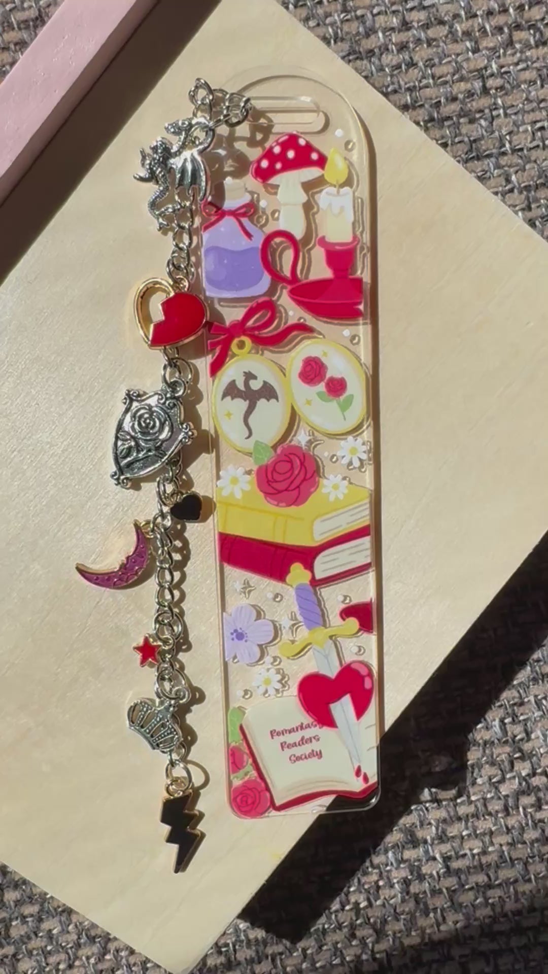 Dark Romance Bookmark