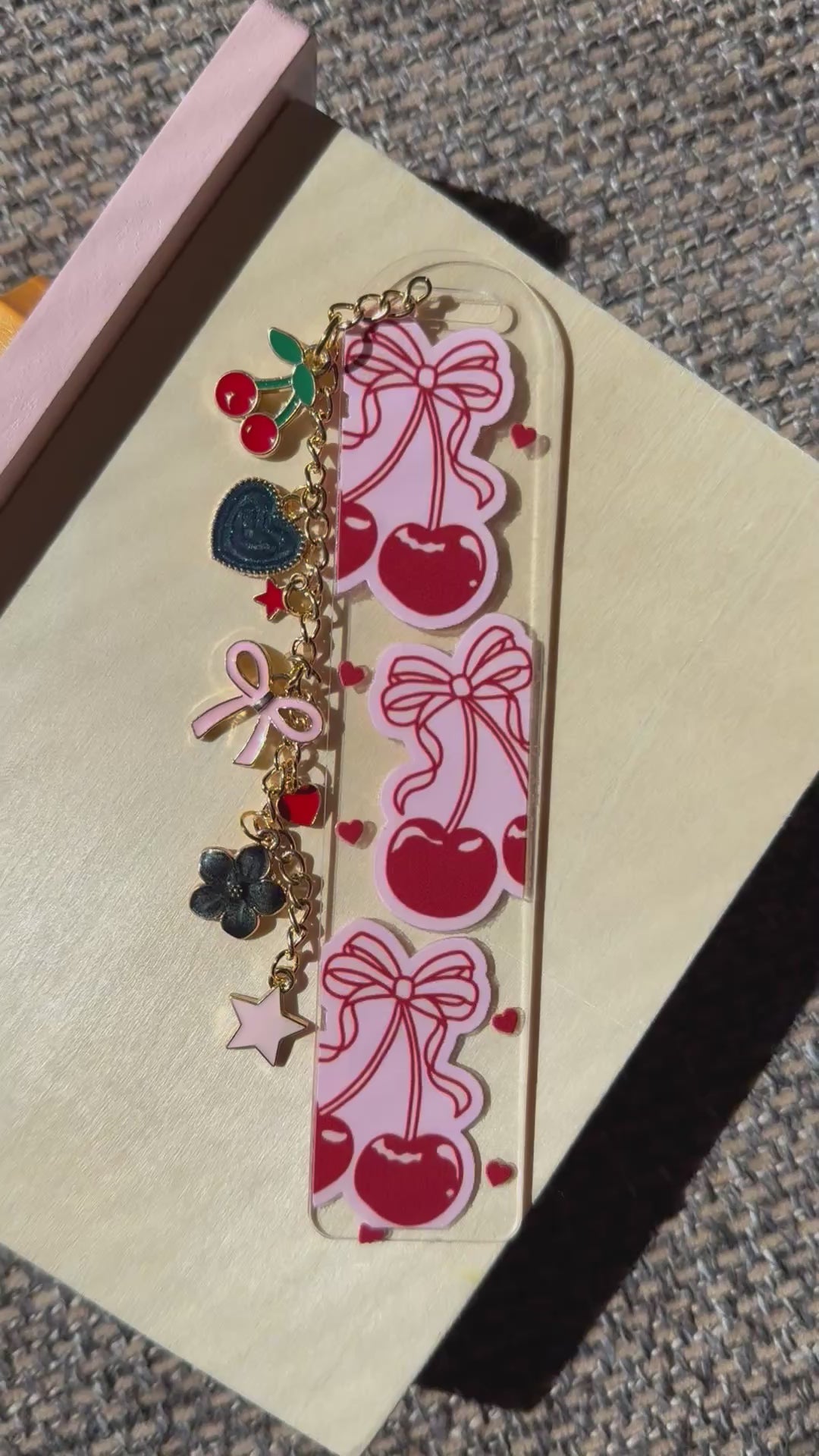 Cherry Bookmark