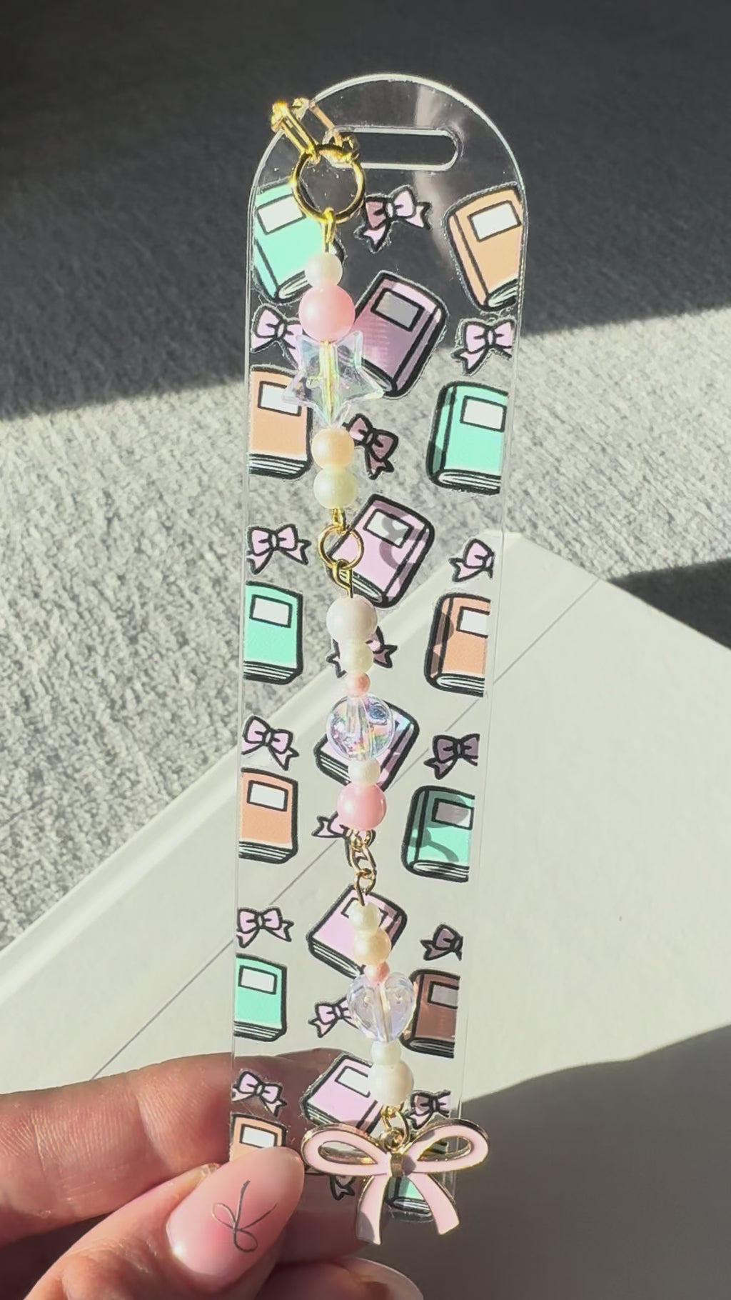 Books & Bows Bookmark