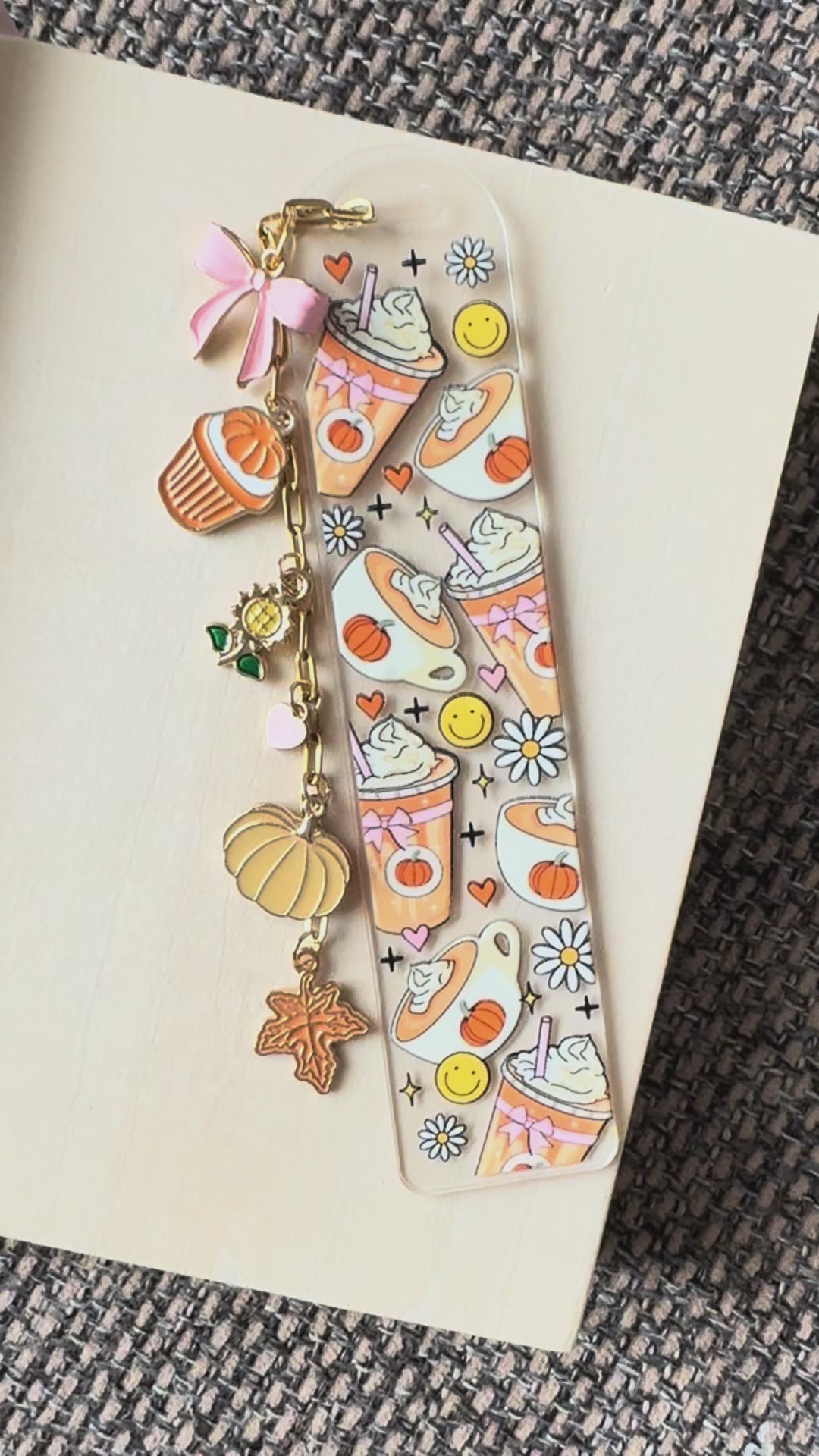 Pumpkin Spice Bookmark